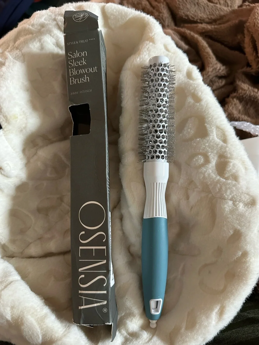 OSENSIA professional Ceramic Ionic Infused Blowout Brush - 20mm (0.75 inch) NEW